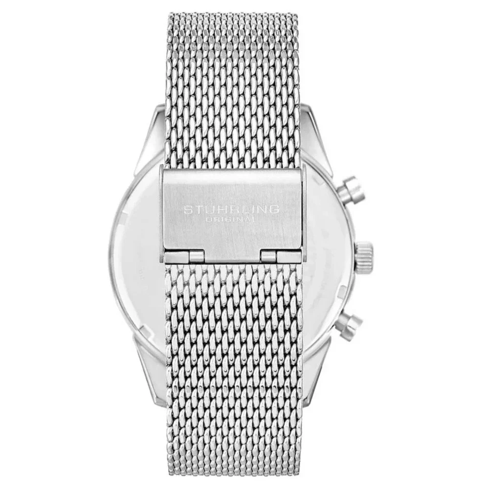 Stührling Preston 3975 Japan Quartz 44mm Chronograph NEW